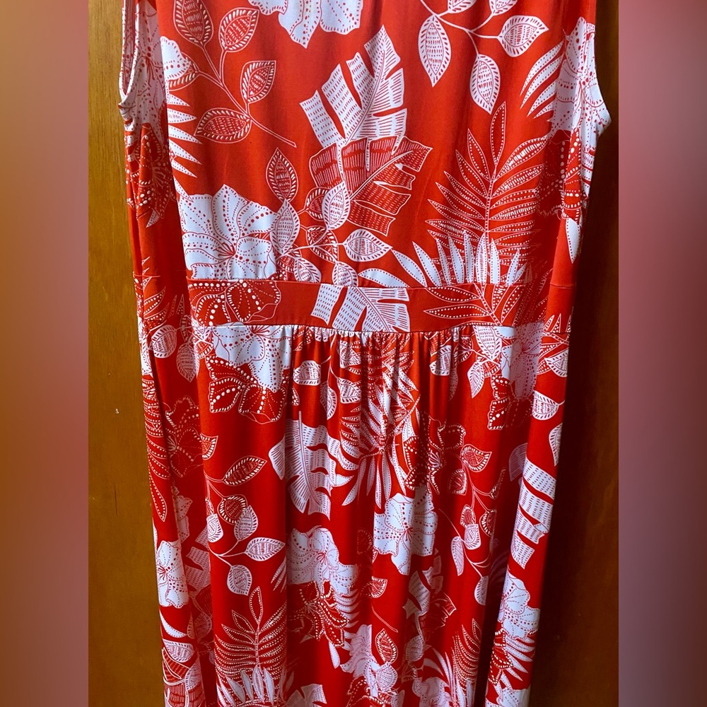 Ruby Rd. Tropical Puff Print Maxi Dress - Picture 5 of 11